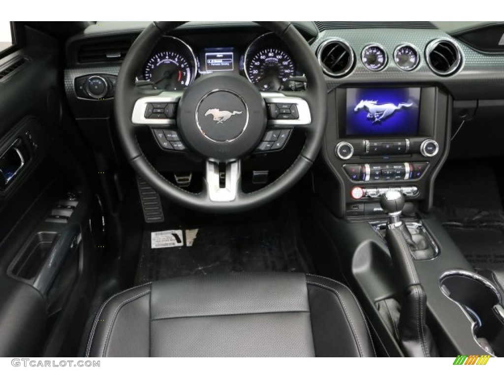 2016 Mustang GT Premium Convertible - Deep Impact Blue Metallic / Ebony photo #7