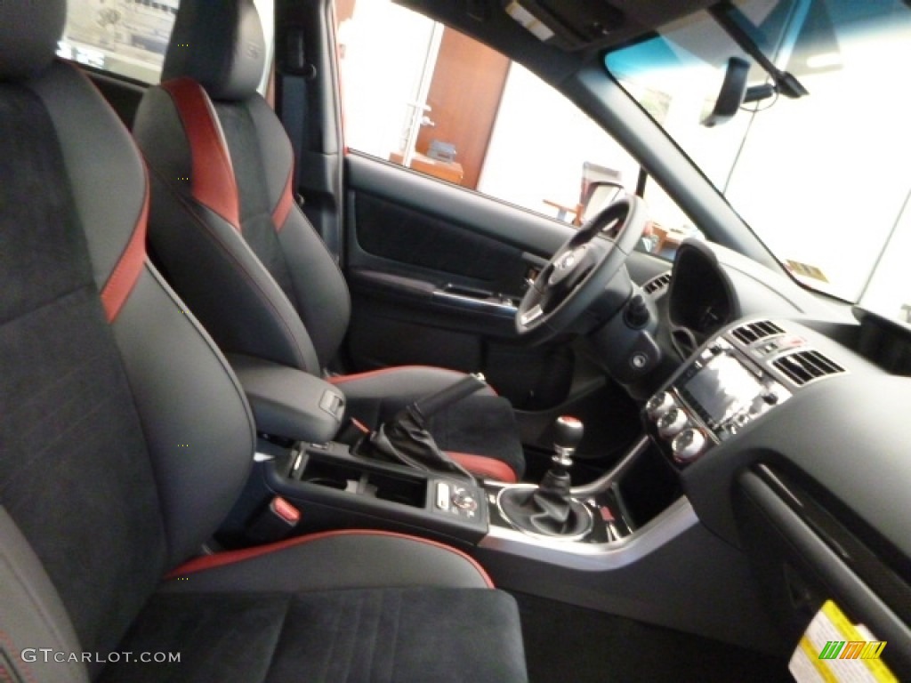 2017 WRX STI - Pure Red / Carbon Black photo #3