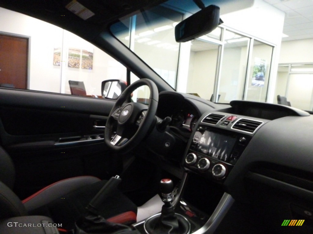 2017 WRX STI - Pure Red / Carbon Black photo #4