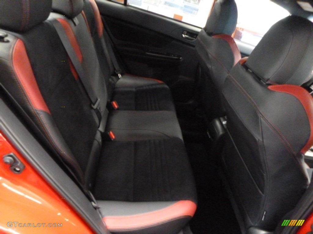 2017 WRX STI - Pure Red / Carbon Black photo #5