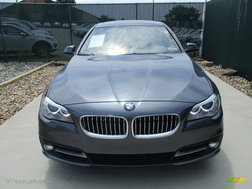 2016 5 Series 528i xDrive Sedan - Dark Graphite Metallic / Black photo #6