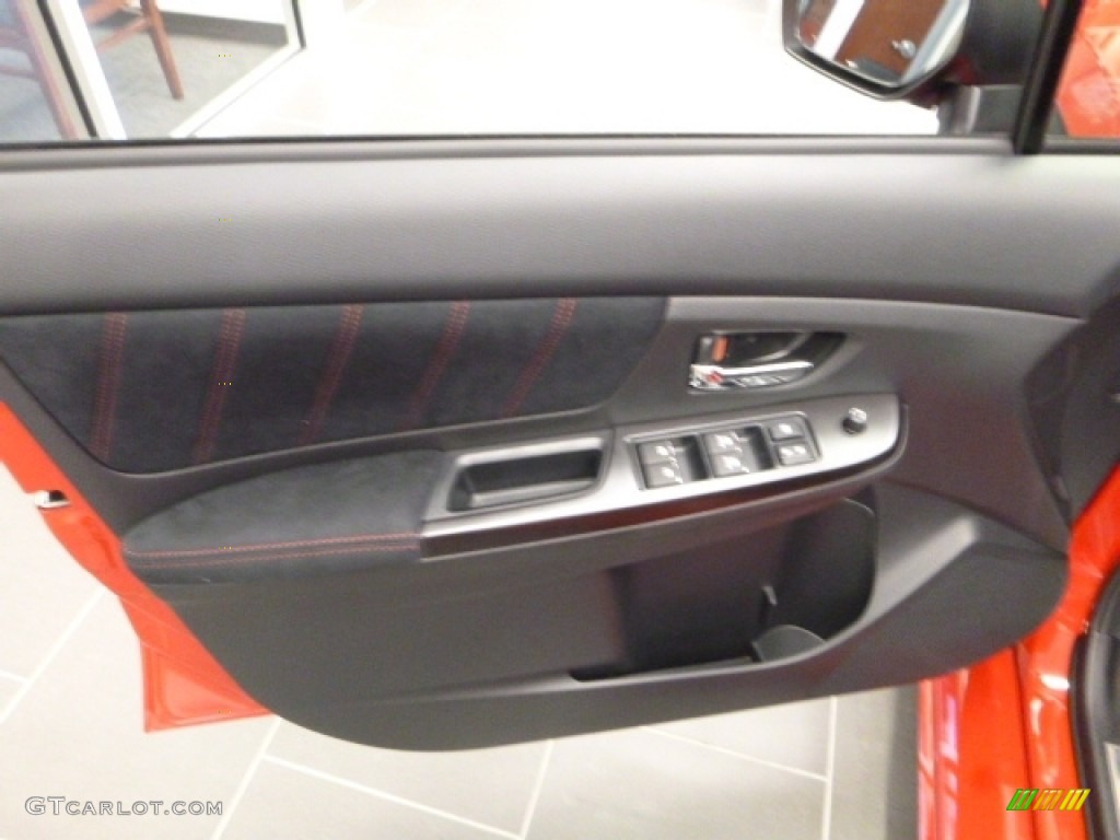 2017 WRX STI - Pure Red / Carbon Black photo #10