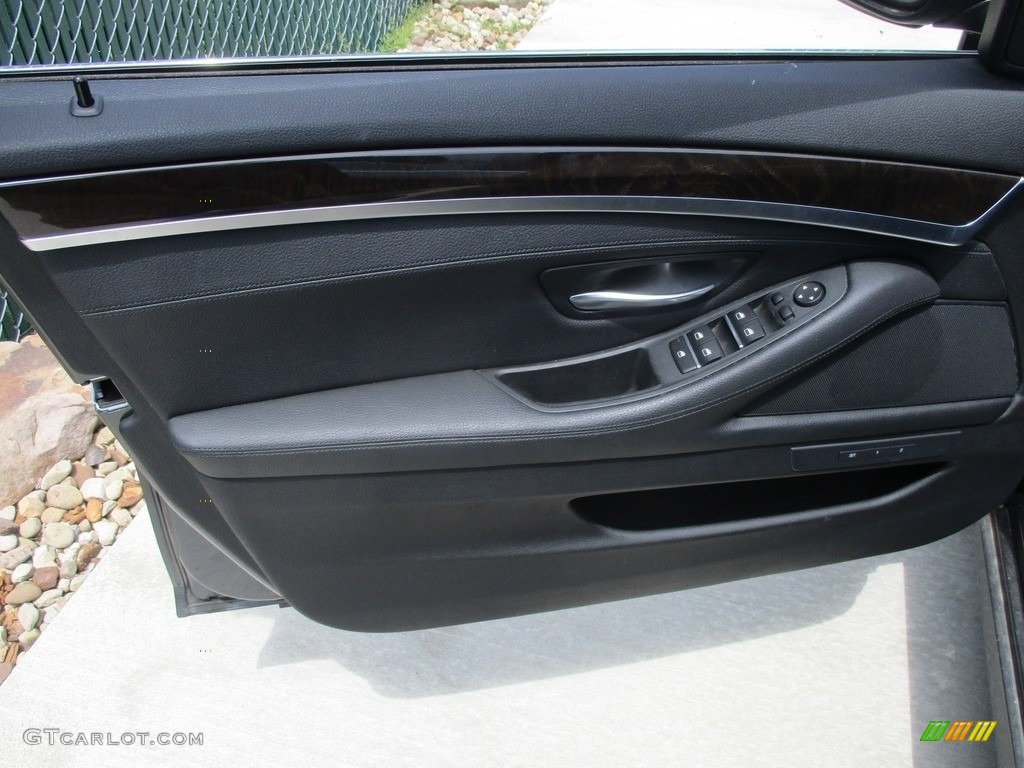 2016 5 Series 528i xDrive Sedan - Dark Graphite Metallic / Black photo #10