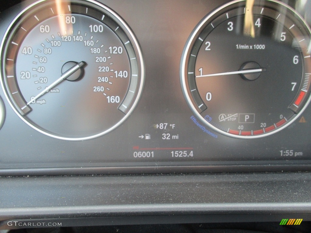 2016 5 Series 528i xDrive Sedan - Dark Graphite Metallic / Black photo #20