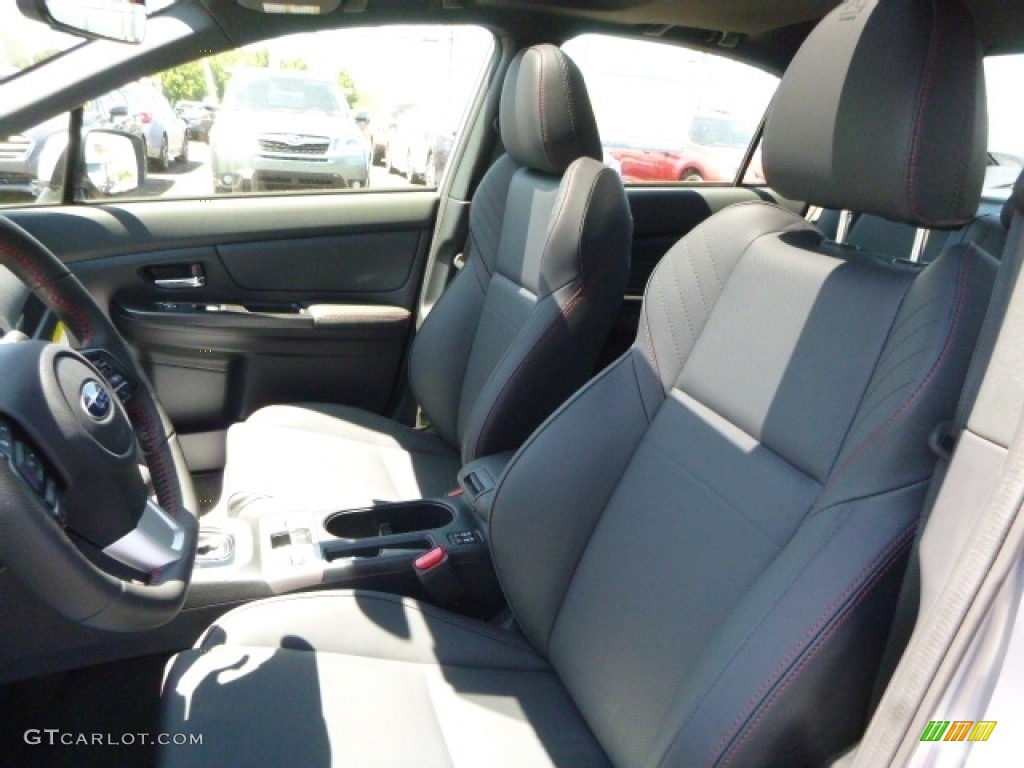 Carbon Black Interior 2017 Subaru WRX Limited Photo #113714746