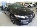 2013 Crystal Black Pearl Honda Civic Si Sedan  photo #4