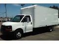 White - Savana Cutaway 3500 Commercial Moving Truck Photo No. 8