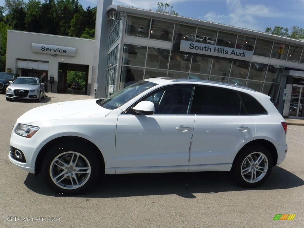 2016 Q5 2.0 TFSI Premium quattro - Glacier White Metallic / Black photo #2