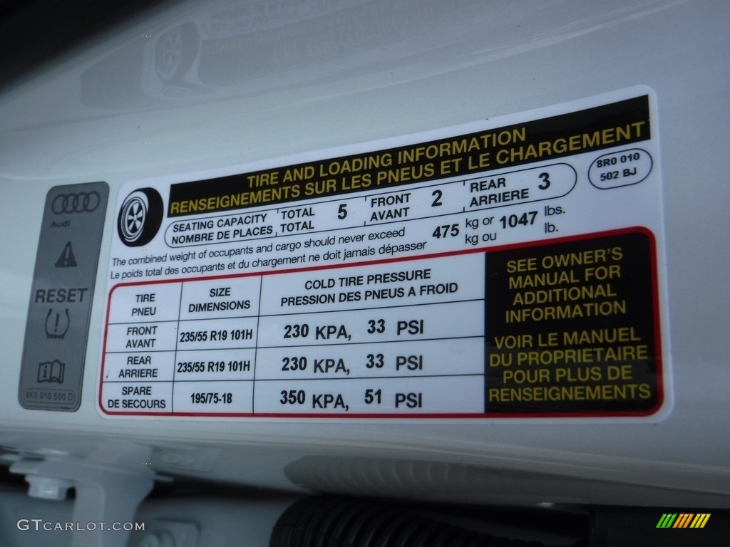 2016 Q5 2.0 TFSI Premium quattro - Glacier White Metallic / Black photo #39