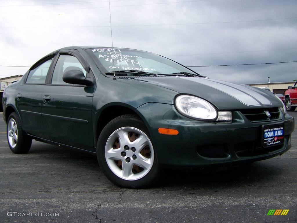 2002 Neon SE - Shale Green Metallic / Dark Slate Gray photo #1