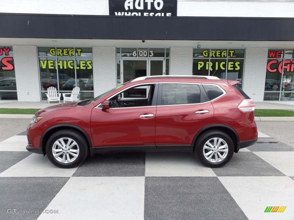 2014 Rogue SV - Cayenne Red / Charcoal photo #1