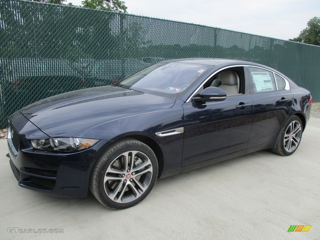 Dark Sapphire Blue 2017 Jaguar XE 35t Premium AWD Exterior Photo #113718019