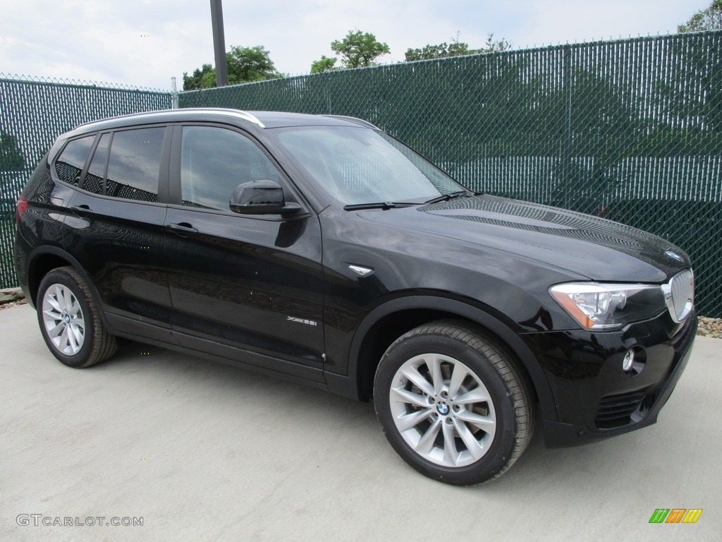 2017 X3 xDrive28i - Jet Black / Black photo #1