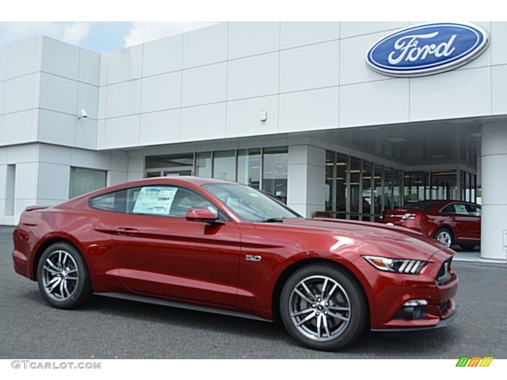 2016 Mustang GT Coupe - Ruby Red Metallic / Ebony photo #1