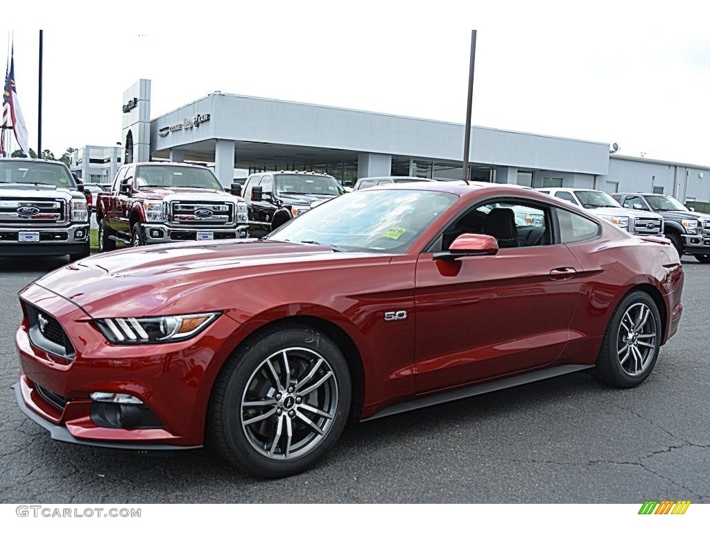 2016 Mustang GT Coupe - Ruby Red Metallic / Ebony photo #3