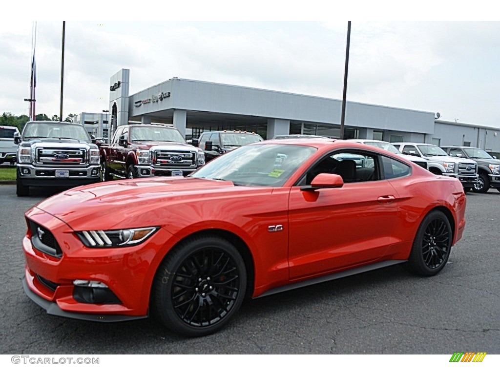 Race Red 2016 Ford Mustang GT Coupe Exterior Photo #113719729