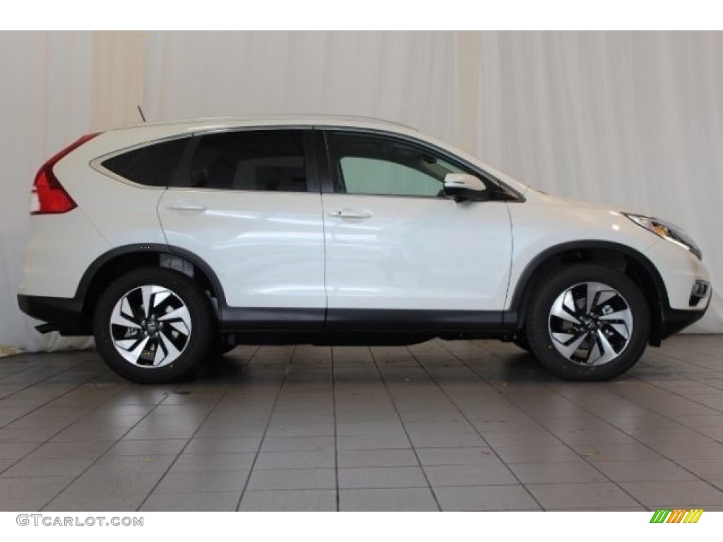 2016 CR-V Touring - White Diamond Pearl / Beige photo #3