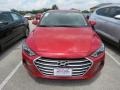 2017 Red Hyundai Elantra SE  photo #2