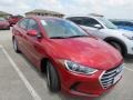 2017 Red Hyundai Elantra SE  photo #3