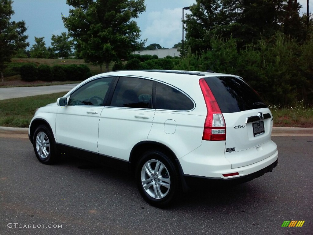 2011 CR-V EX-L 4WD - Taffeta White / Gray photo #5