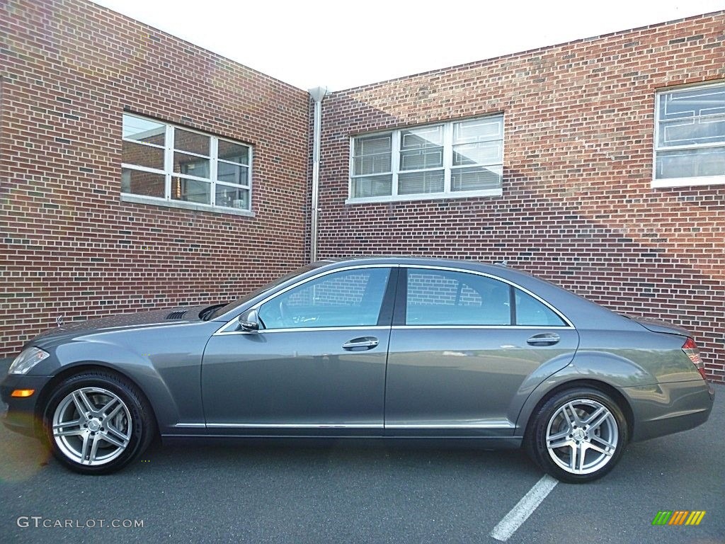 2009 S 550 4Matic Sedan - Flint Grey Metallic / Grey/Dark Grey photo #2