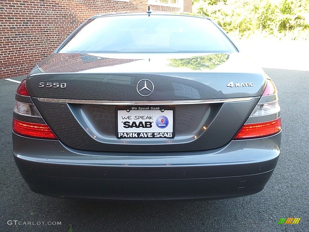 2009 S 550 4Matic Sedan - Flint Grey Metallic / Grey/Dark Grey photo #4