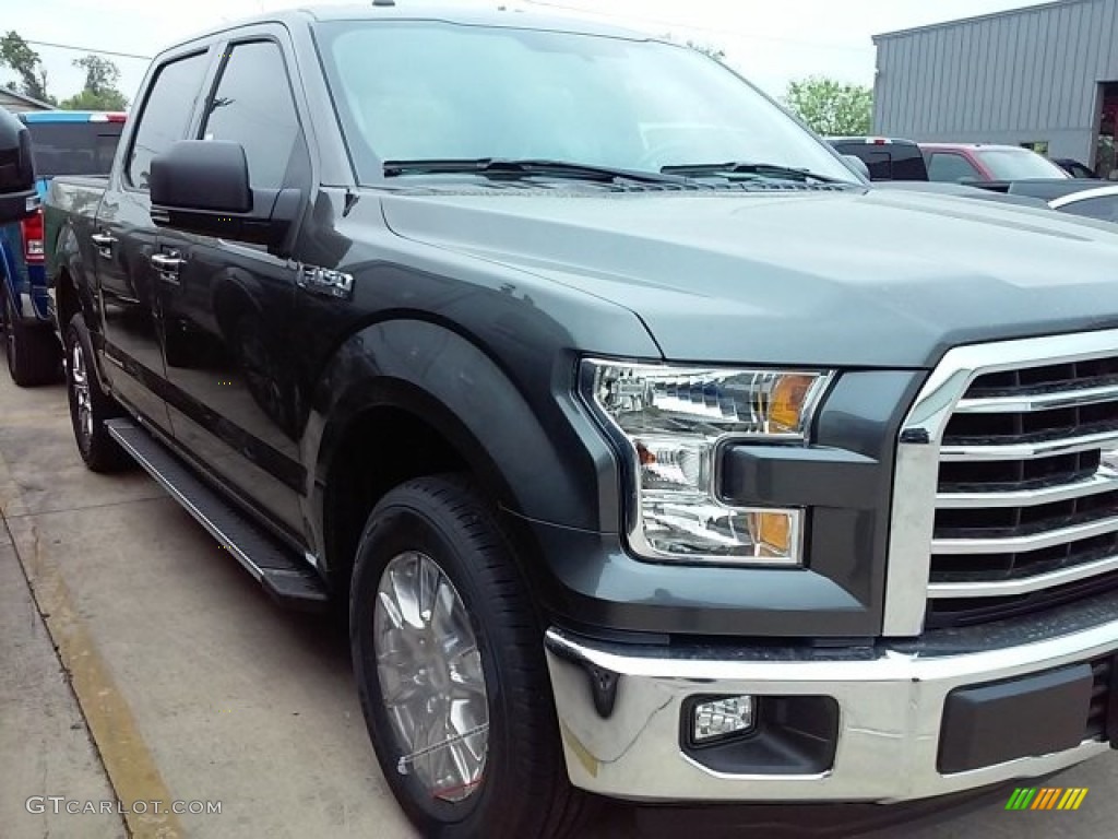 2016 F150 XLT SuperCrew - Magnetic / Medium Earth Gray photo #2