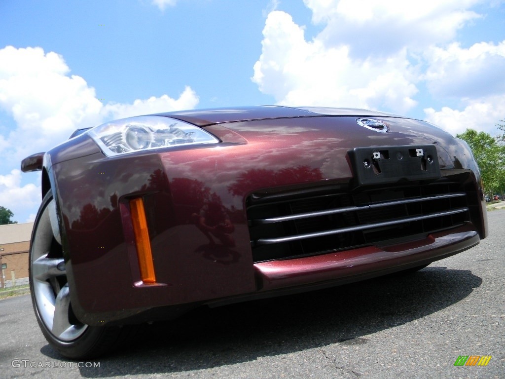 2006 350Z Enthusiast Coupe - Interlagos Fire Metallic / Carbon Black photo #1