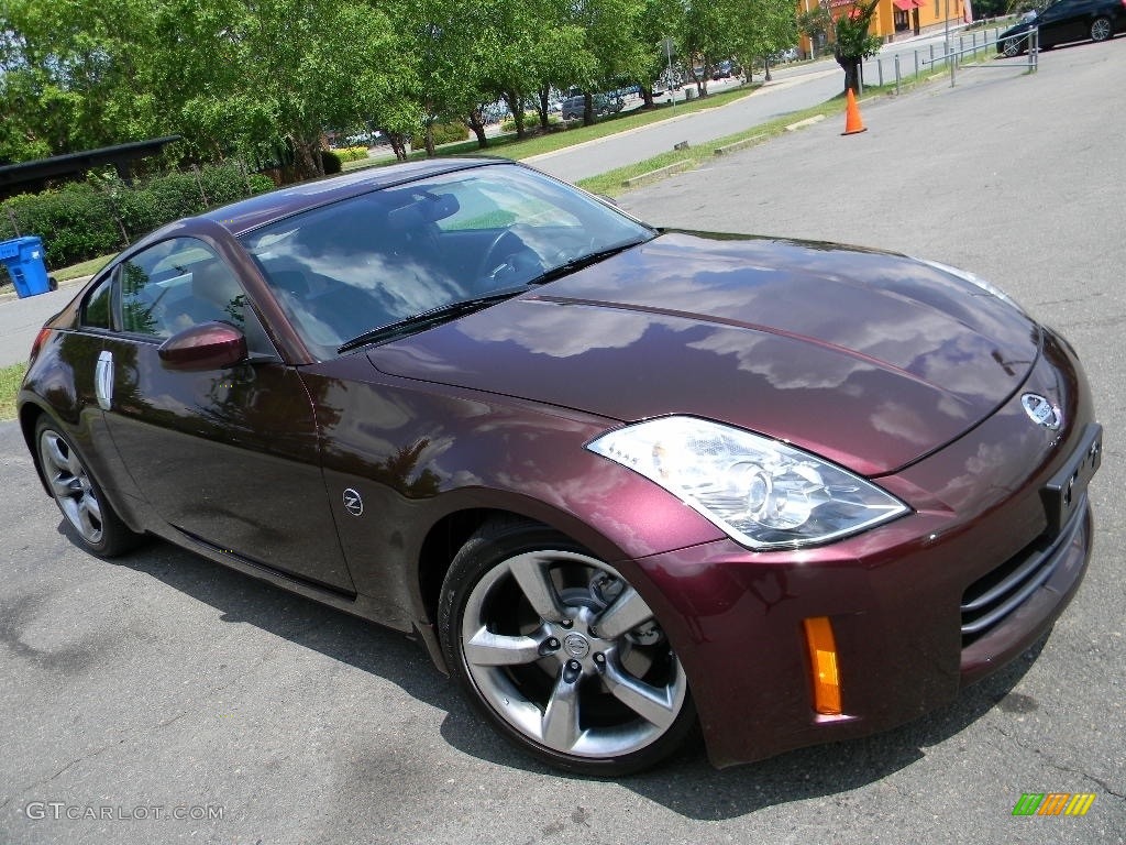 2006 350Z Enthusiast Coupe - Interlagos Fire Metallic / Carbon Black photo #3