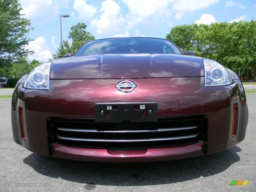 2006 350Z Enthusiast Coupe - Interlagos Fire Metallic / Carbon Black photo #4