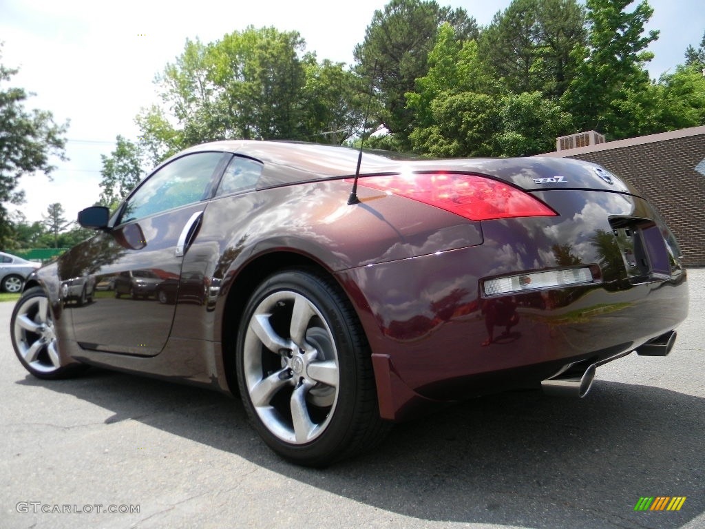 2006 350Z Enthusiast Coupe - Interlagos Fire Metallic / Carbon Black photo #8