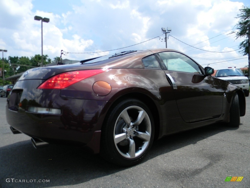 2006 350Z Enthusiast Coupe - Interlagos Fire Metallic / Carbon Black photo #10