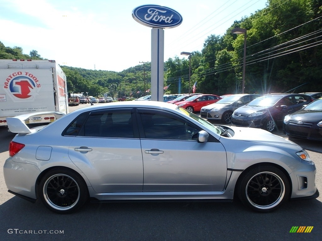 2014 Impreza WRX 4 Door - Ice Silver Metallic / Carbon Black photo #1