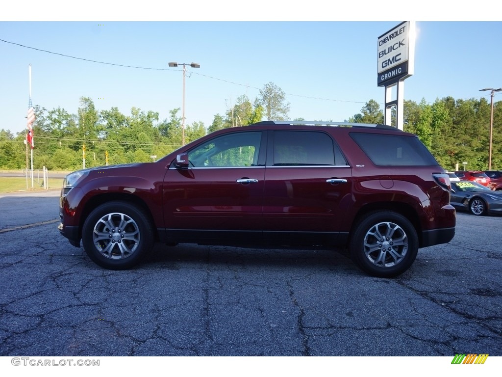 2016 Acadia SLT - Crimson Red Tintcoat / Light Titanium photo #4