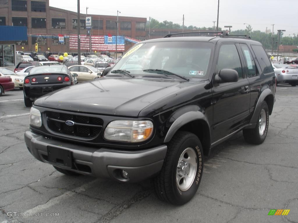 1999 Explorer Sport 4x4 - Black Clearcoat / Medium Graphite Grey photo #15