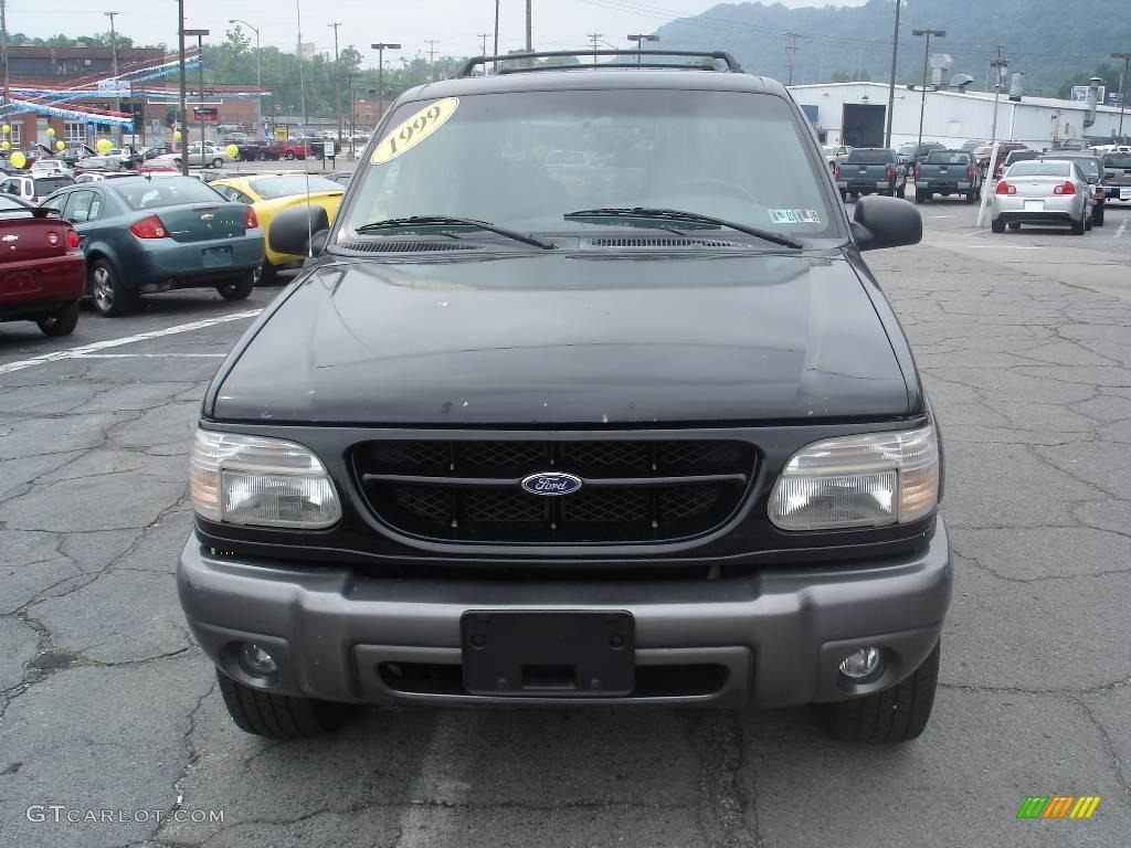 1999 Explorer Sport 4x4 - Black Clearcoat / Medium Graphite Grey photo #16