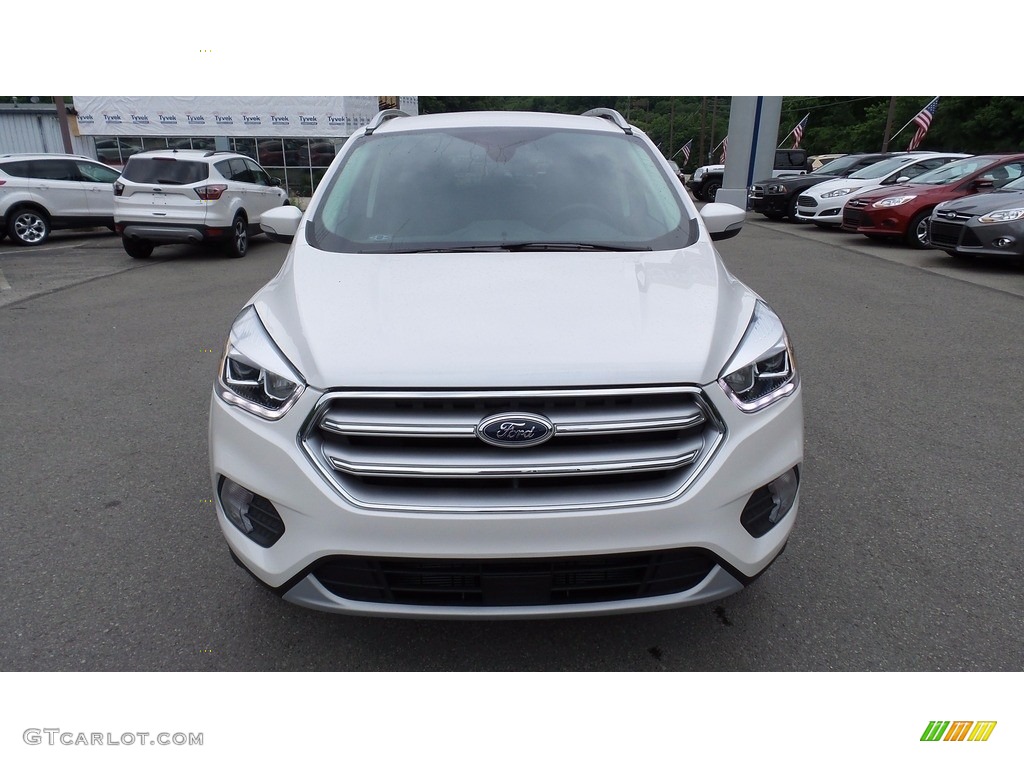 2017 Escape Titanium 4WD - Oxford White / Charcoal Black photo #3