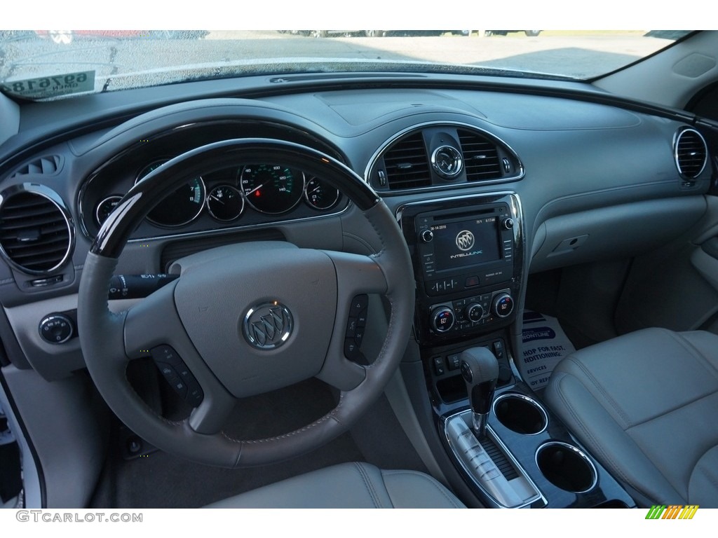 2016 Enclave Leather - Summit White / Light Titanium/Dark Titanium photo #10