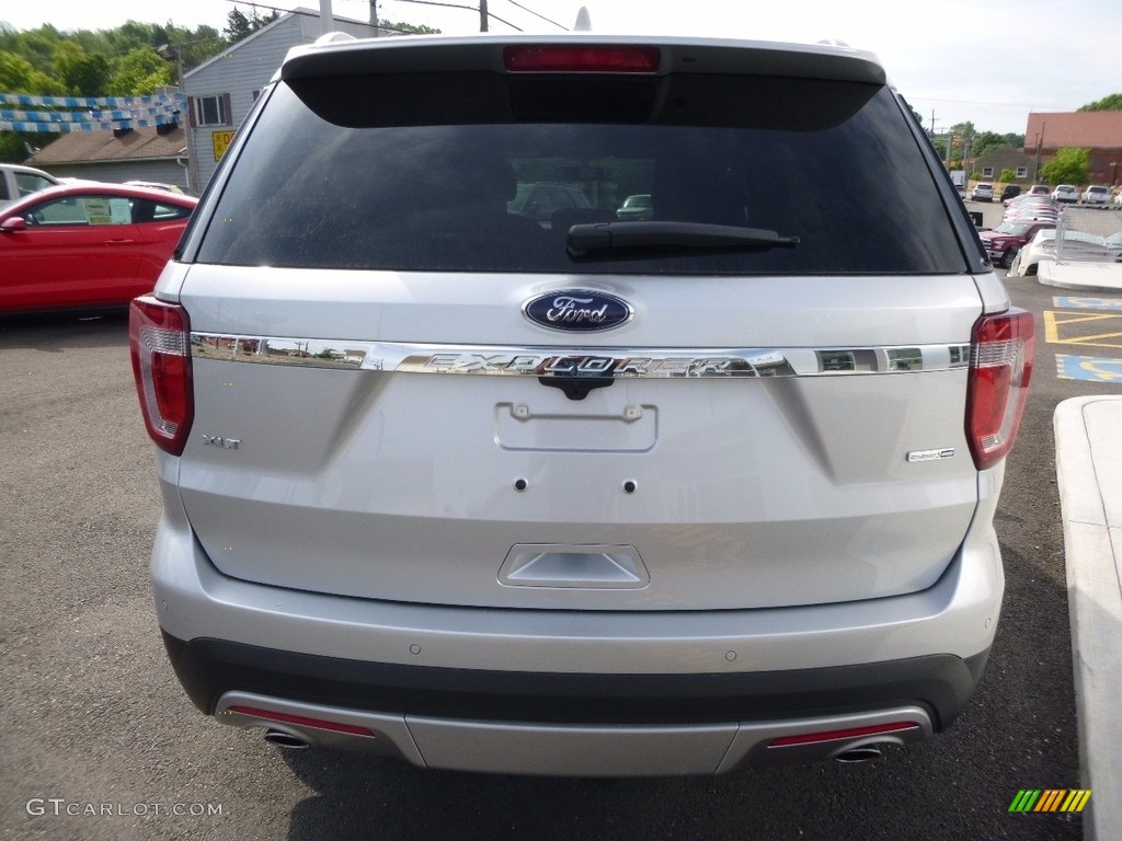 2016 Explorer XLT 4WD - Ingot Silver Metallic / Ebony Black photo #7