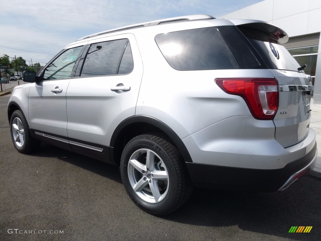 2016 Explorer XLT 4WD - Ingot Silver Metallic / Ebony Black photo #8