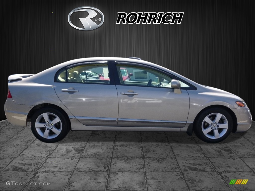 2006 Civic EX Sedan - Shoreline Mist Metallic / Ivory photo #2
