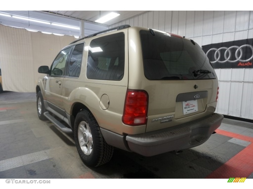 2003 Explorer Sport XLT 4x4 - Harvest Gold Metallic / Medium Parchment Beige photo #10