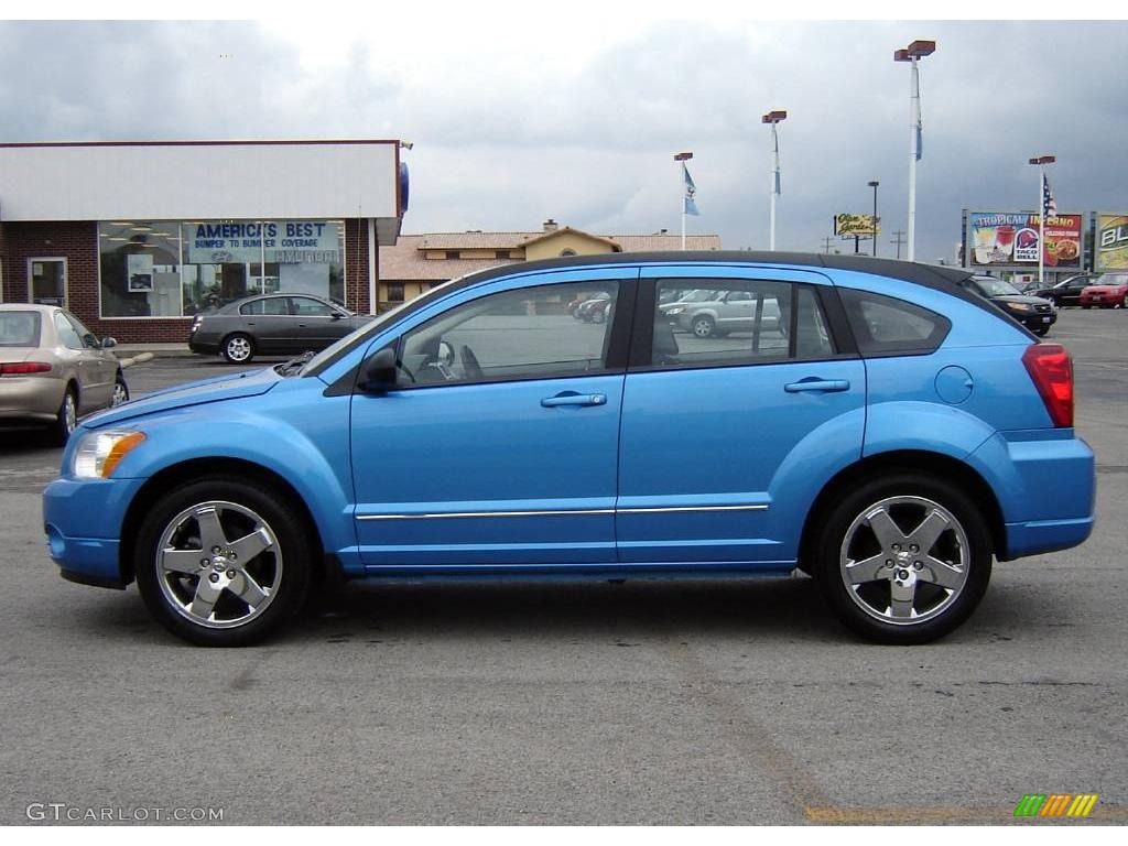 2008 Caliber R/T AWD - Surf Blue Pearl / Dark Slate Gray photo #2