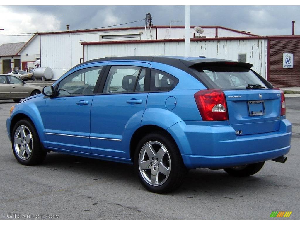 2008 Caliber R/T AWD - Surf Blue Pearl / Dark Slate Gray photo #3