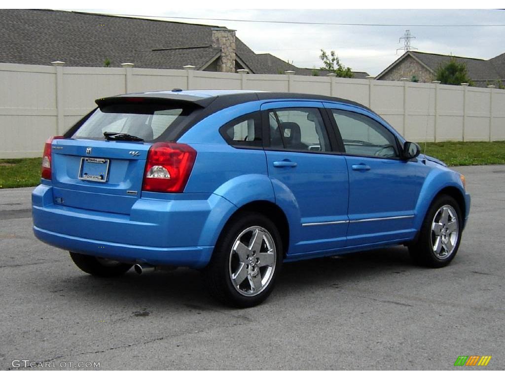 2008 Caliber R/T AWD - Surf Blue Pearl / Dark Slate Gray photo #5