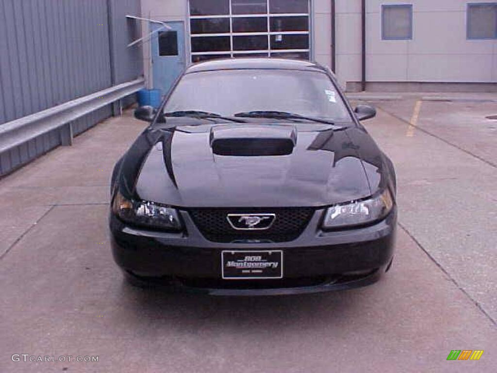 2001 Mustang GT Coupe - Black / Dark Charcoal photo #3