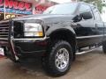 2002 Black Ford F350 Super Duty XLT SuperCab 4x4  photo #2