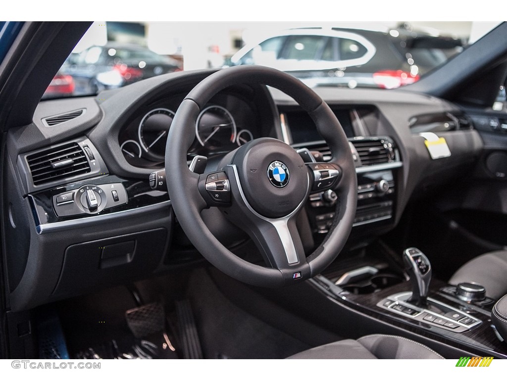 Black Interior 2017 BMW X4 M40i Photo #113736535
