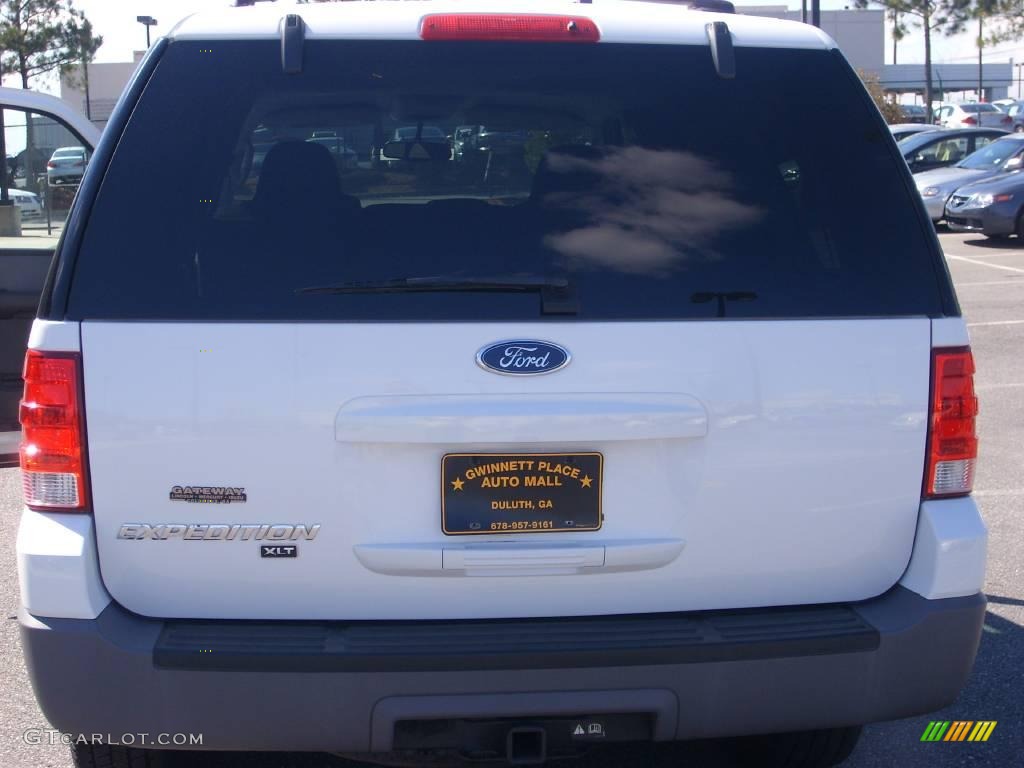 2003 Expedition XLT - Oxford White / Flint Grey photo #3