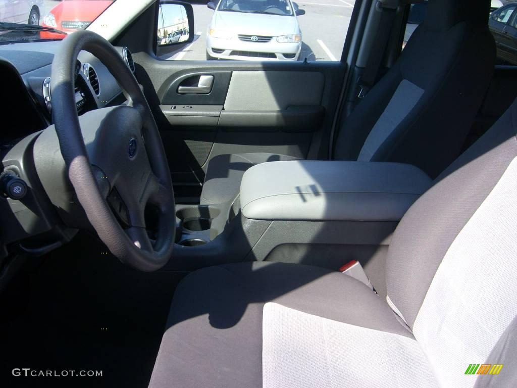 2003 Expedition XLT - Oxford White / Flint Grey photo #10